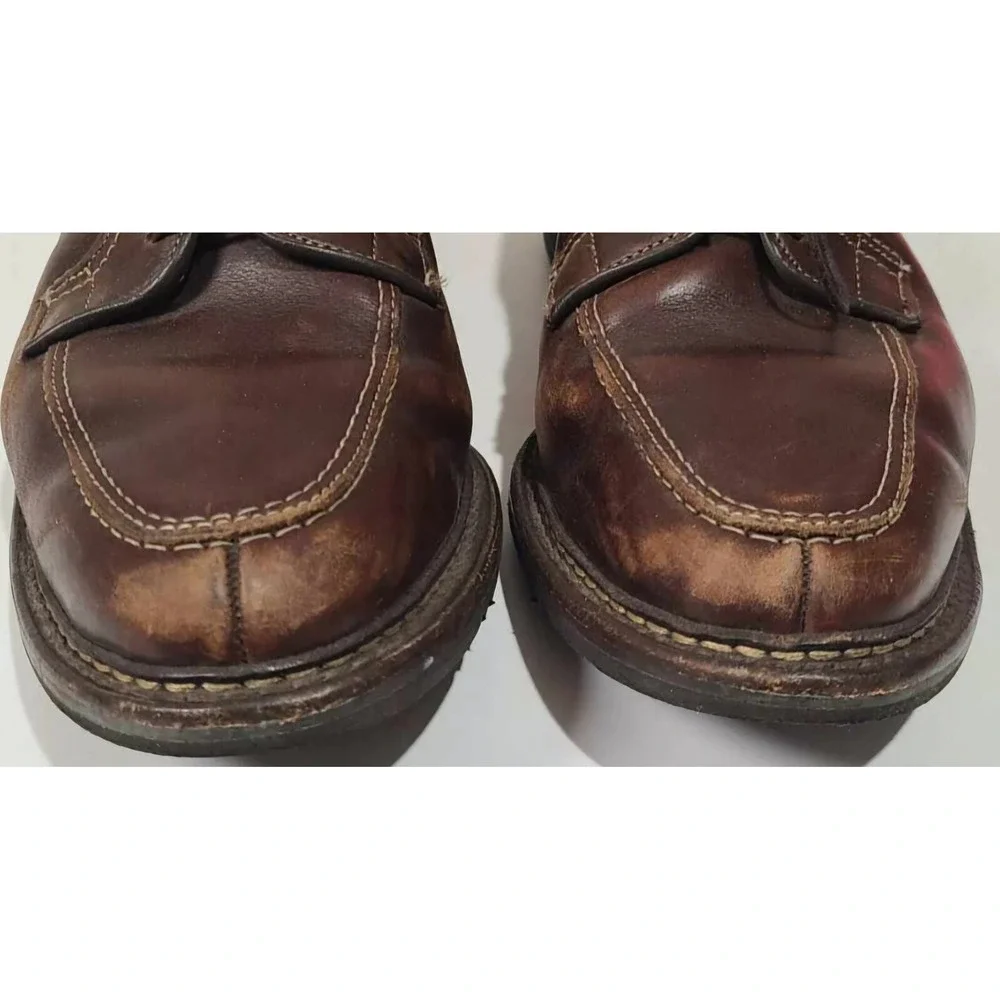 Allen Edmonds Wilbert Brown‎ Leather Split Toe Oxford Shoes Mens 11201